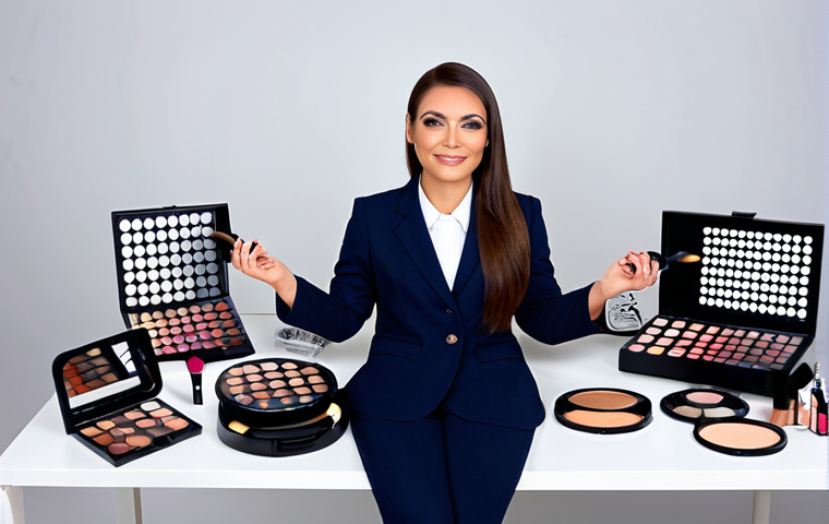 메이크업아티스트 현장 경험 쌓는 법 - Bridal Makeup Consultation**

A professional makeup artist, fully clothed in a modest blouse and ski...